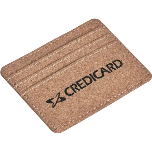 Okiyo Mamoru Cork Card Wallet Branded Front